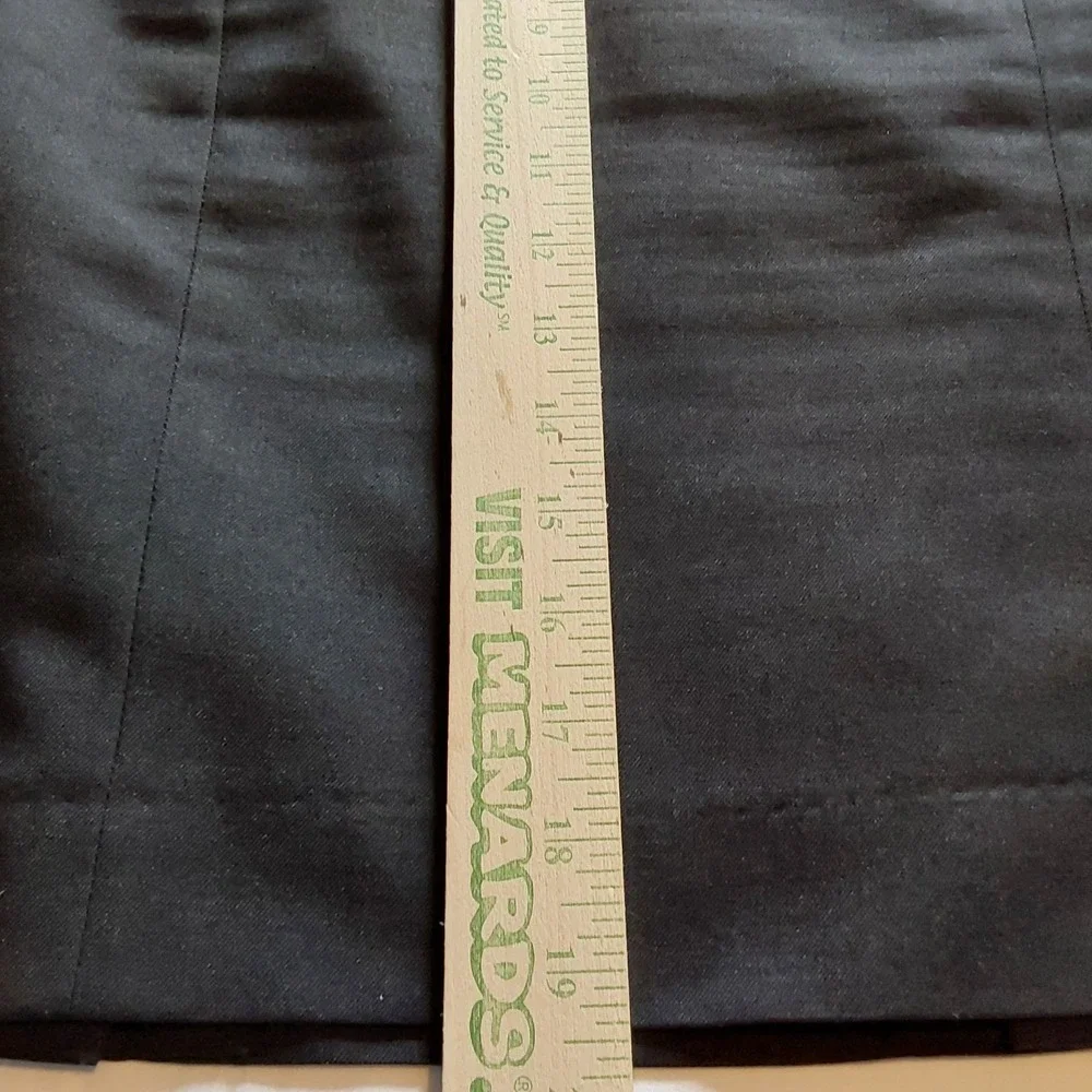 Le Suit Separates Pencil‎ Skirt Womens Size 10P Black Lined Zipper Stretch Poly